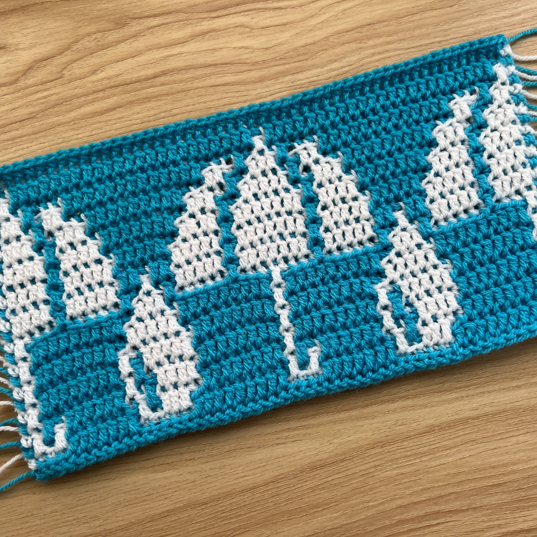 April Showers Mosaic Motif - Crochet Pattern