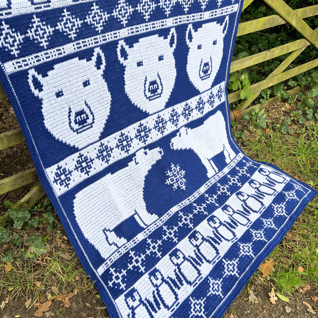 Pole to Pole Mosaic Blanket Crochet Along - Crochet Pattern