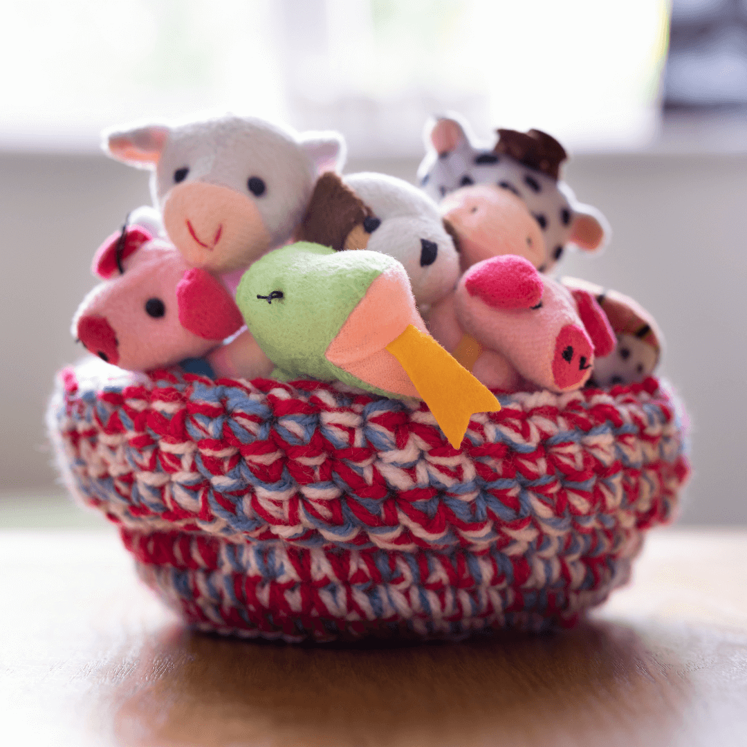 The Scraptacular Baskets - Crochet Pattern