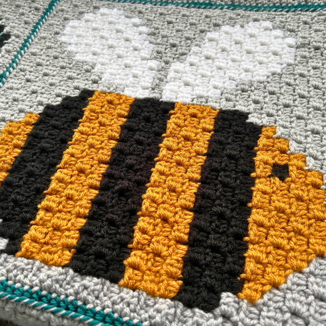 Brody Bee Square - Crochet Pattern