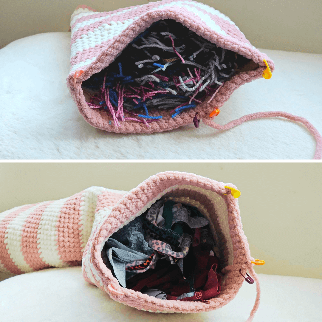 Cosy Stripes Draught Excluder Crochet Pattern Elimee Designs