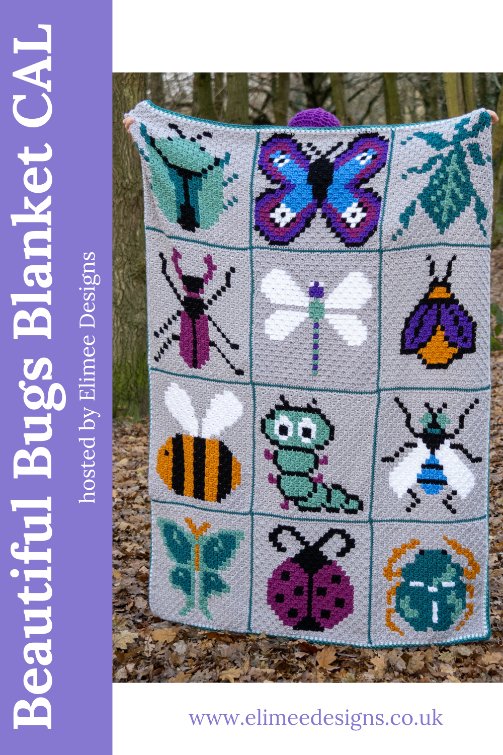 Bug Print Pattern Blanket