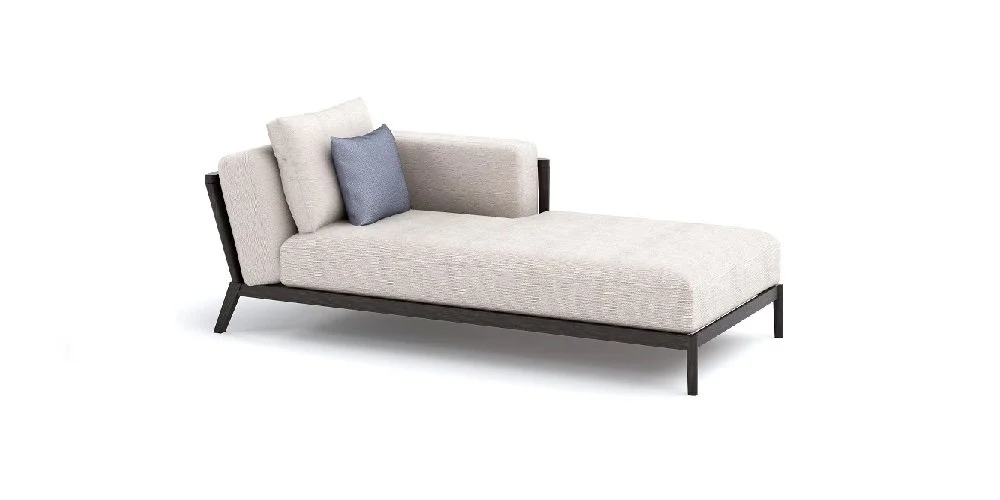 Coco Wolf Porto Outdoor Chaise Section Right Arm