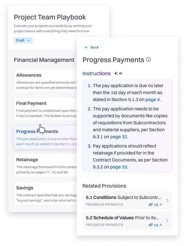Standard Project Playbook Examples Developing Construction Playbooks for Winning Project Teams | Document ...