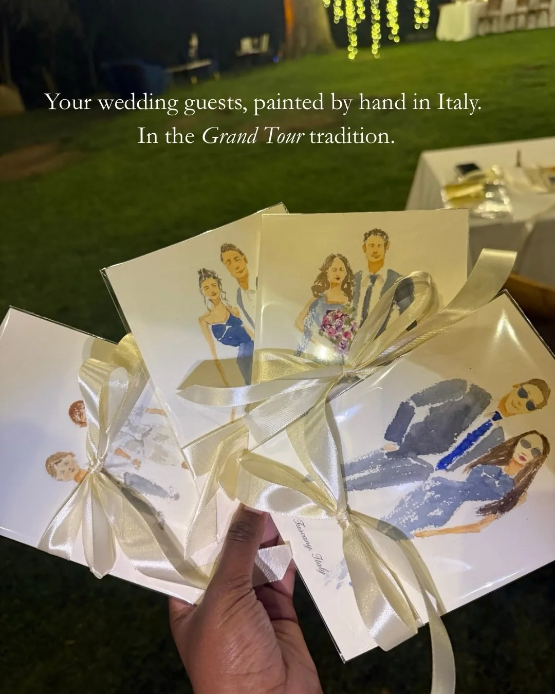 Painted live in Tuscany, one Sunday in April. @graceweddinginitaly @borgolaticastelli