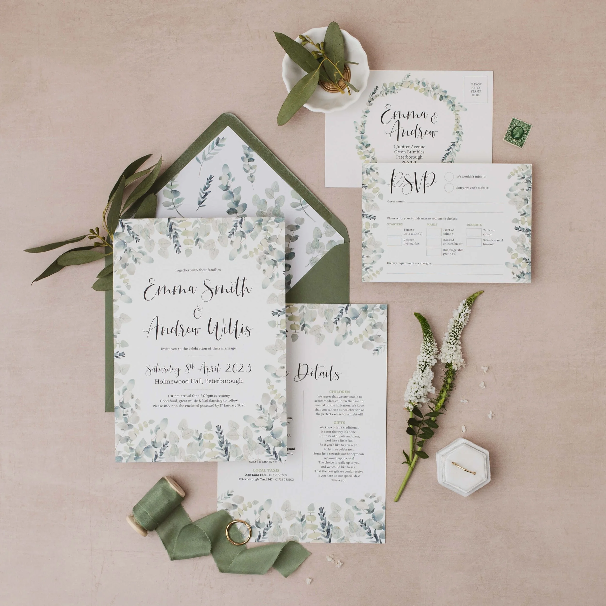 Invitation Pack Wedding invitation sample pack | Honestweddingadvice.com