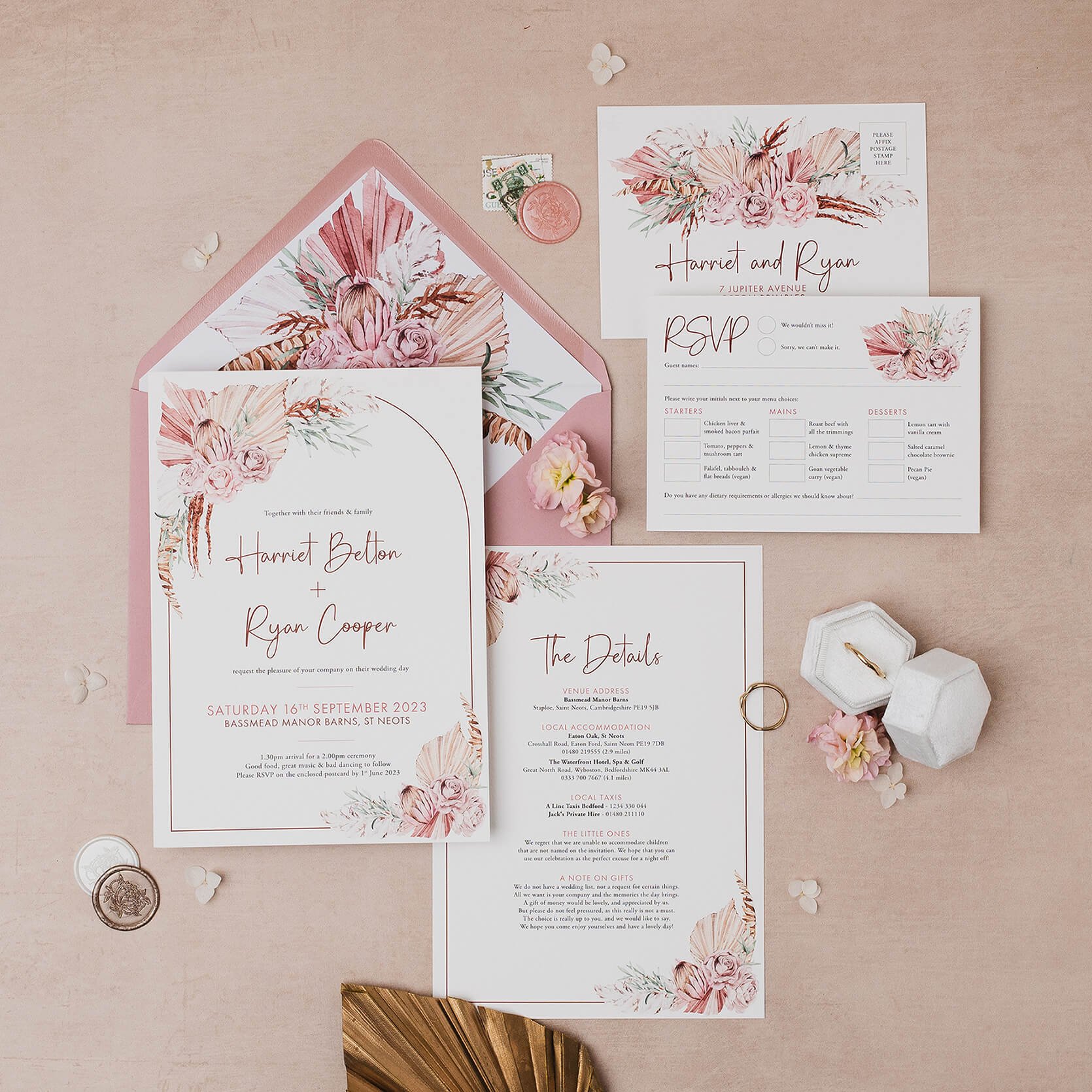 Aurora Wedding Invitation Sample Pack