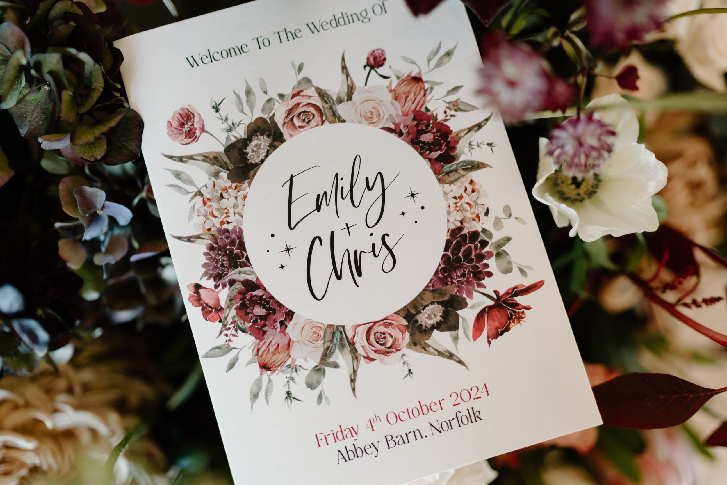 Your Top 10 Essential On-The-Day Wedding Stationery Items