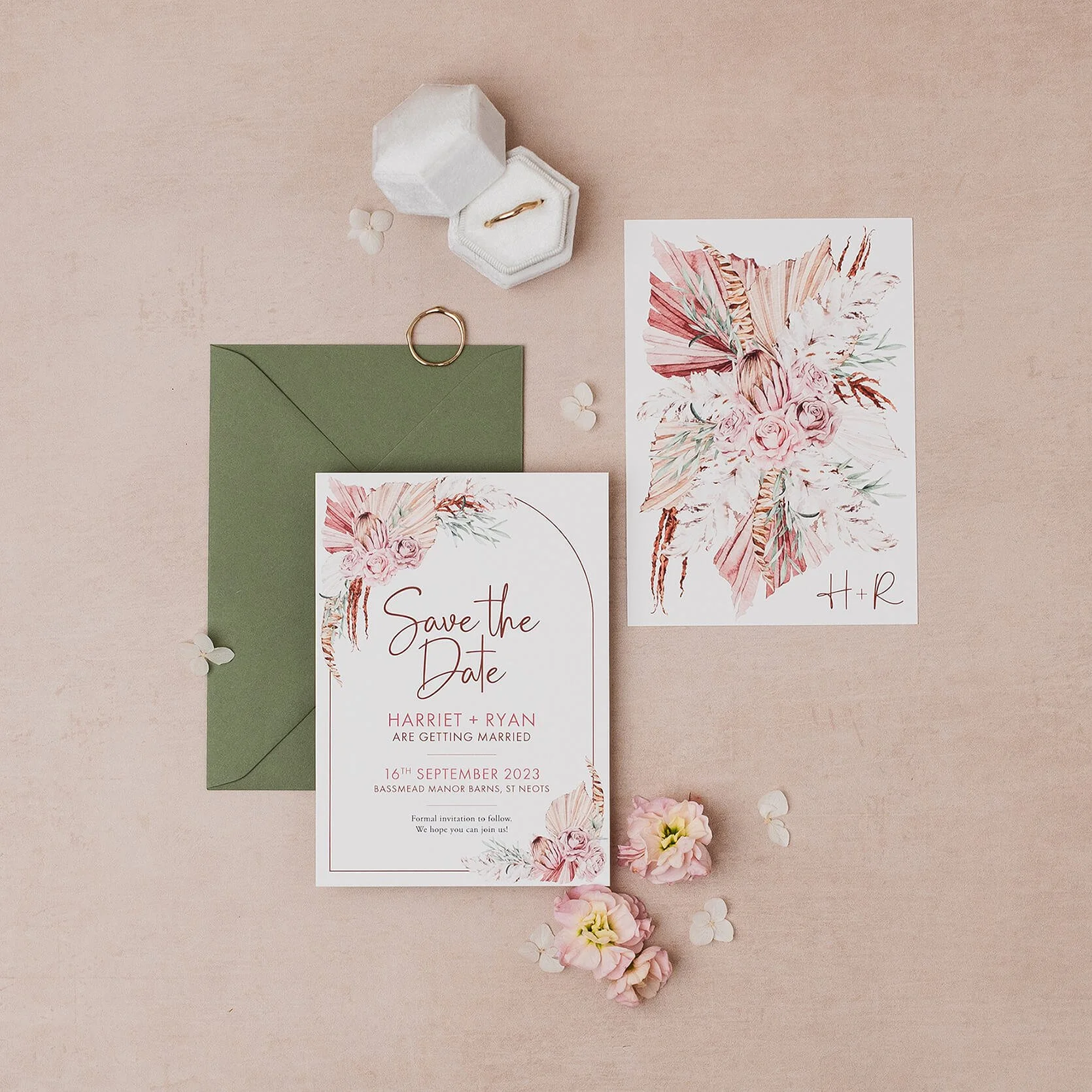 Aurora Wedding Save The Date Sample