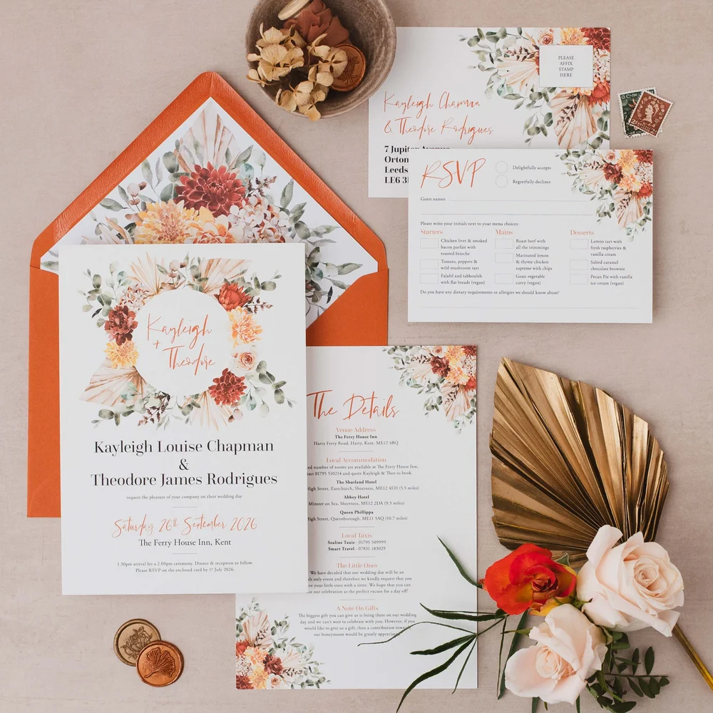 Wedding invitation packs | Beachweddingtips.com