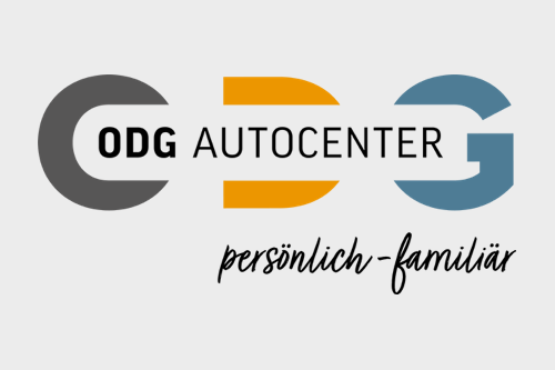 Logo von ODG Autocenter mit Website-URL