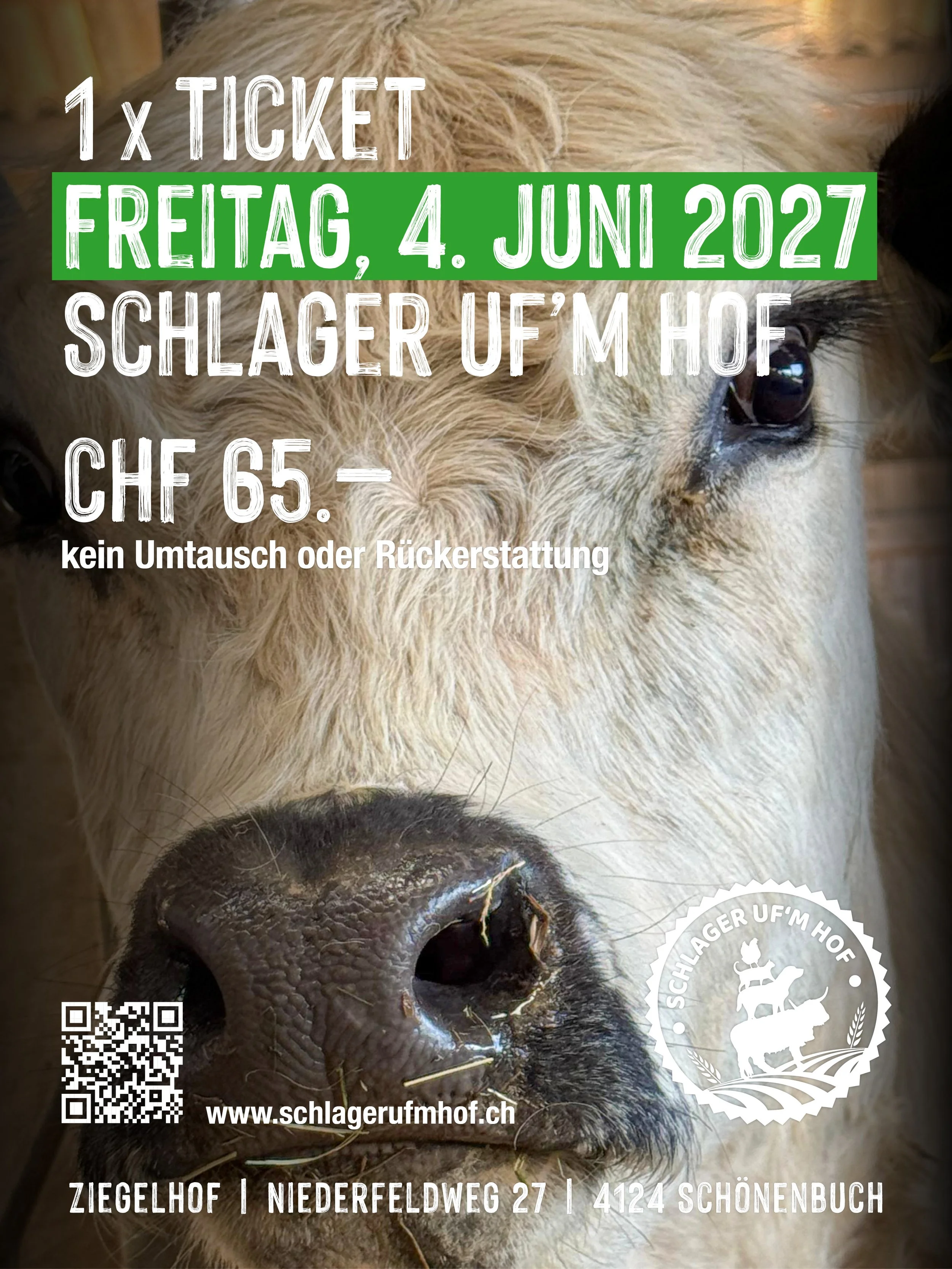 Ticket Freitag 4. Juni 2027