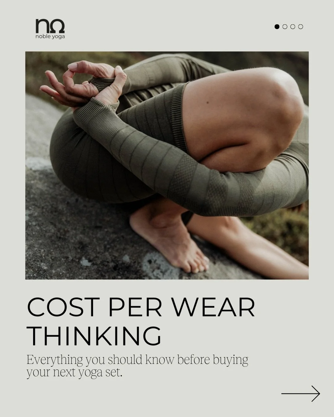 Once you start investing in your activewear, there&rsquo;s no going back ✨

It feels better, lasts longer, and saves you money 💸

So check out our webstore: 30-day free returns ✅

#InvestInQuality #SustainableStyle #YogaWear #CostPerWear #MindfulSho