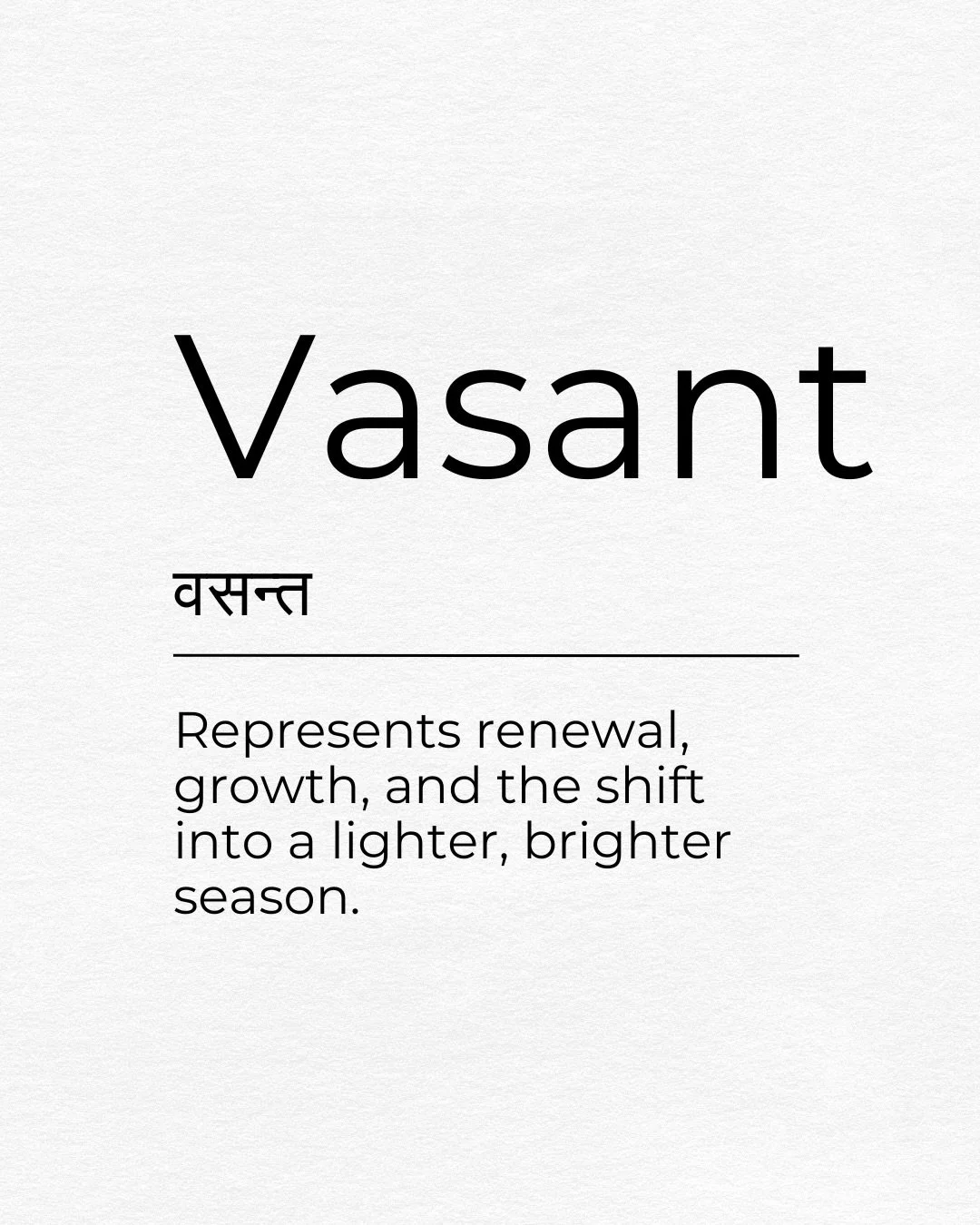 April is here, and with it, a new season of growth and fresh beginnings 🌿

This month, we&rsquo;re sharing three Sanskrit words to inspire your practice and your day.

A little reminder to move with the season, reset, and reconnect. 🧘&zwj;♀️