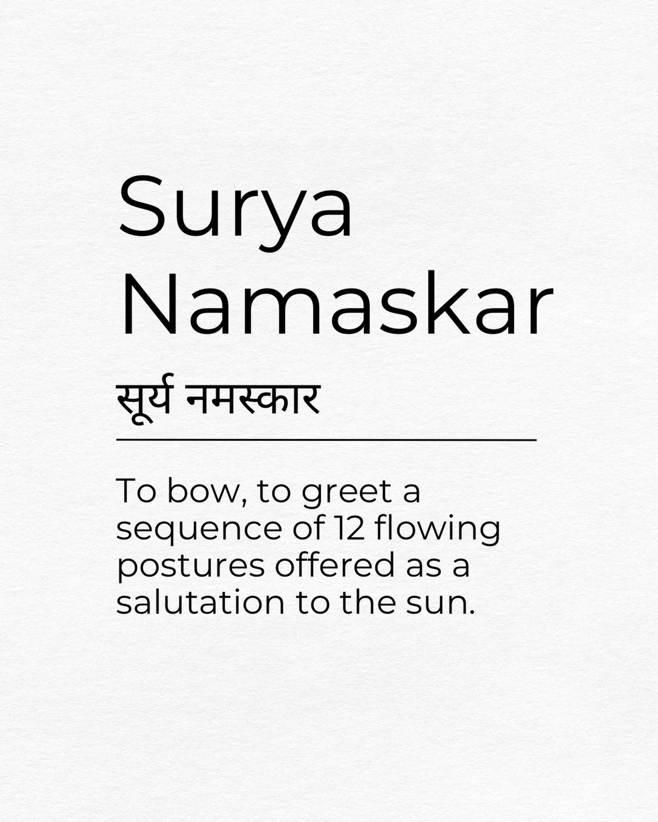 June is here and it feels like a reset! 🌞 

We love starting a new month with a Sun Salutation, Surya Namaskar, because it&rsquo;s a full-body hello to the season. You&rsquo;re moving, you&rsquo;re breathing, you&rsquo;re literally bowing to the sun