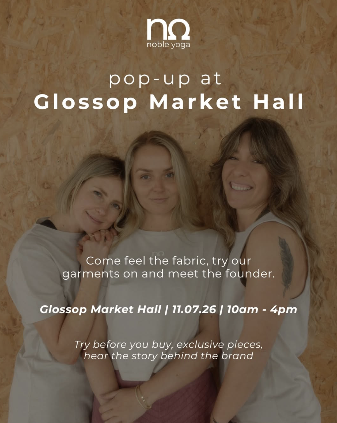 Glossop Market Hall pop up