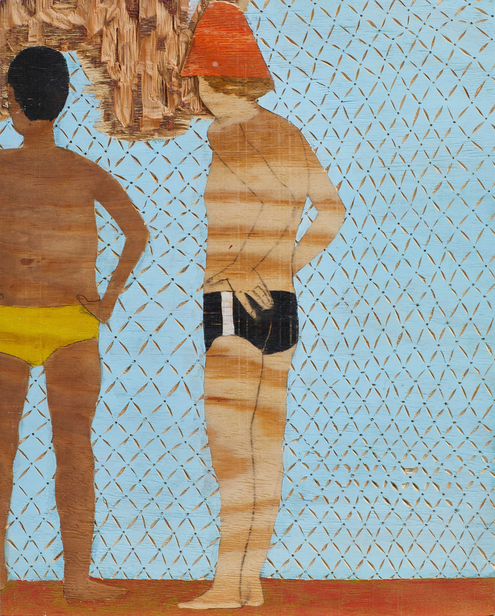 "Ver Sicherung 2" 2025 MT/Holz 66 x 54 cm