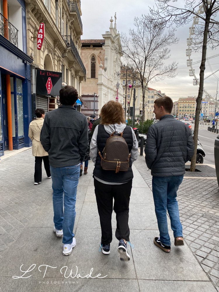 An outdoor group photo in winter in Europe