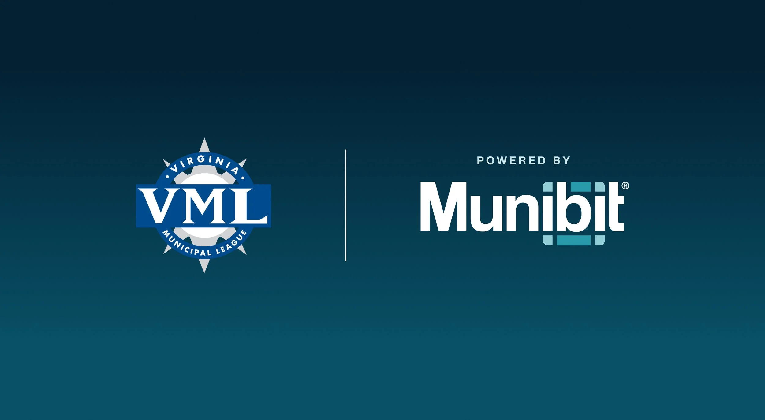 Virginia Municipal League (VML) logo next to Munibit Logo