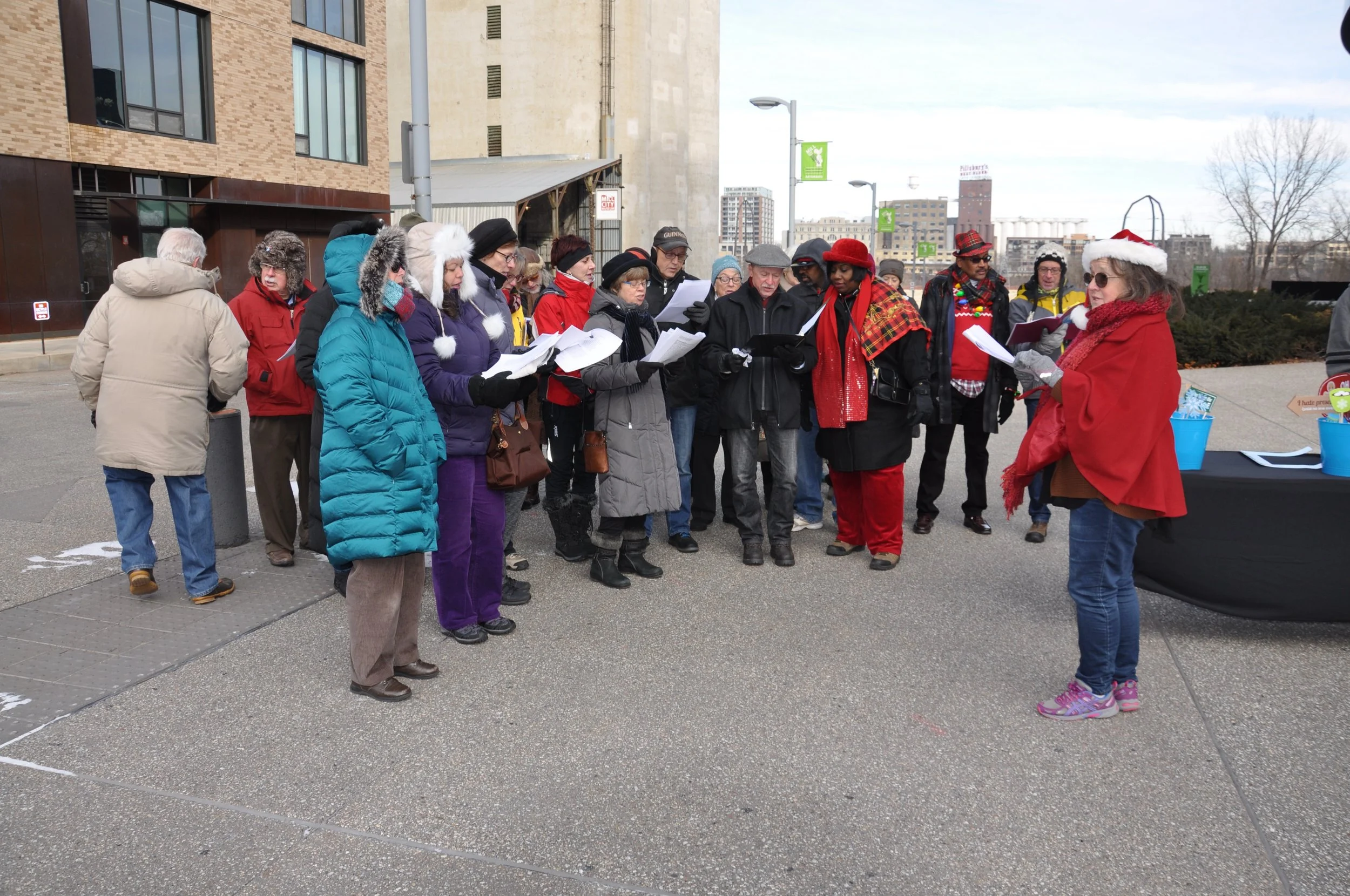 Mill City Singers rehearsal with JD and Fred Steele