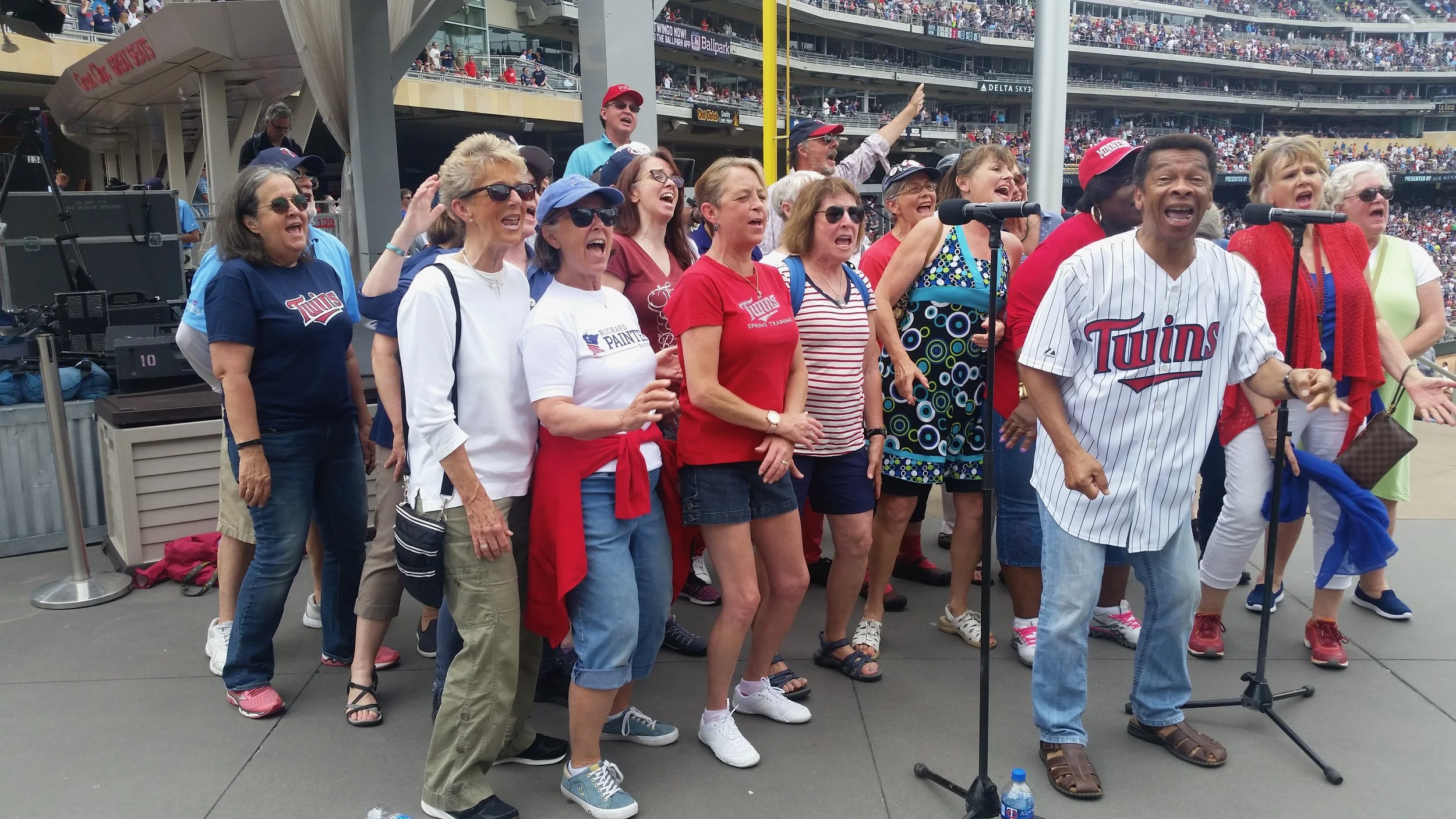 Mill City Singers rehearsal with JD and Fred Steele