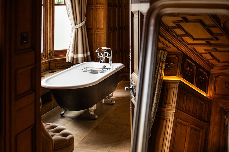 Bathroom at The Wood Norton Hotel.