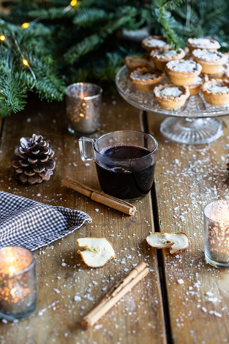 Christmas Cocktail food photography at Hogarths Stone Manor