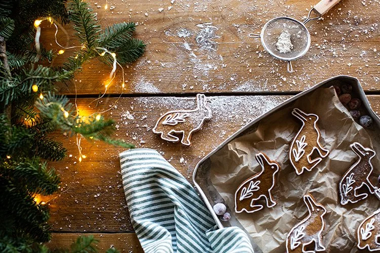 Christmas Cookies food photography at Hogarths Stone Manor