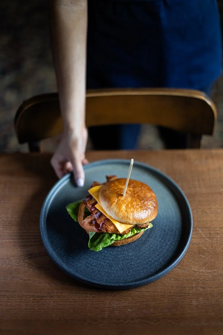 Burger Food Photography at Lea Marston Hotel