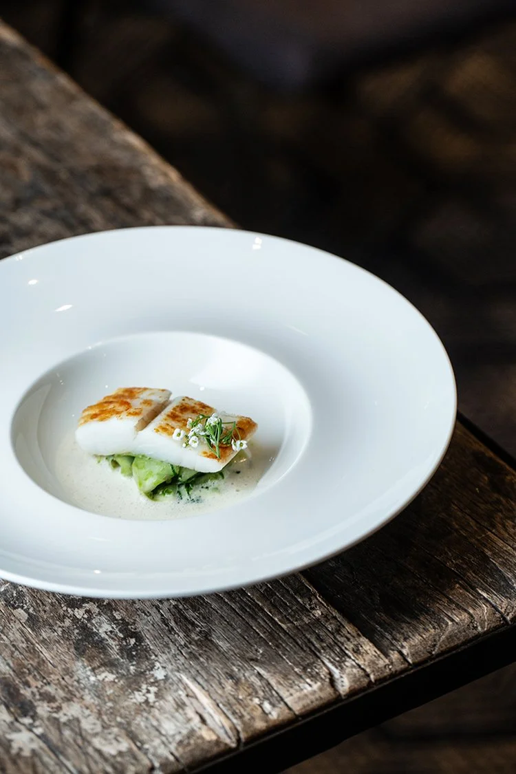 Food Photography of a Cod Dish.
