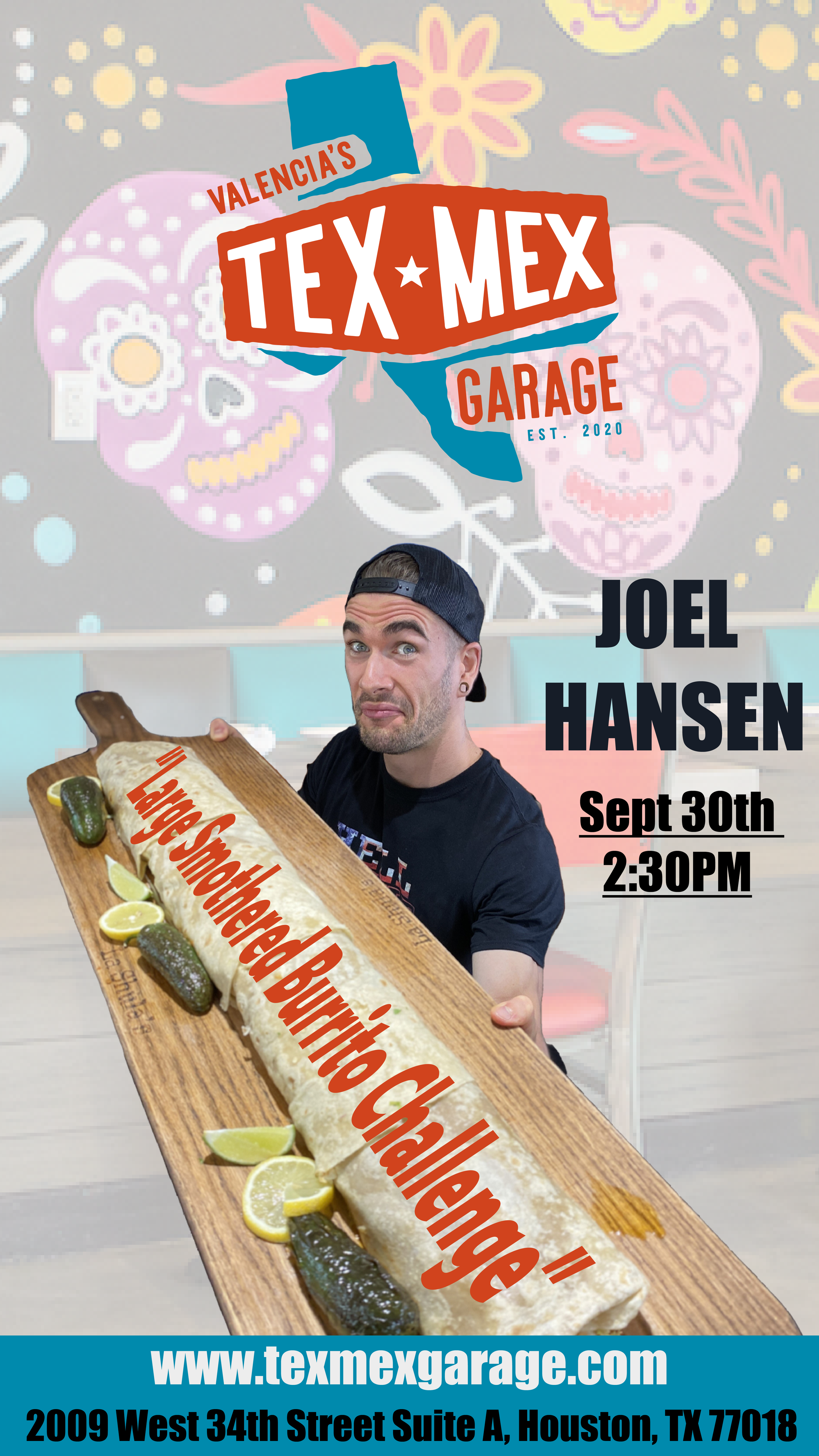 Joel Hansen Event Flyer