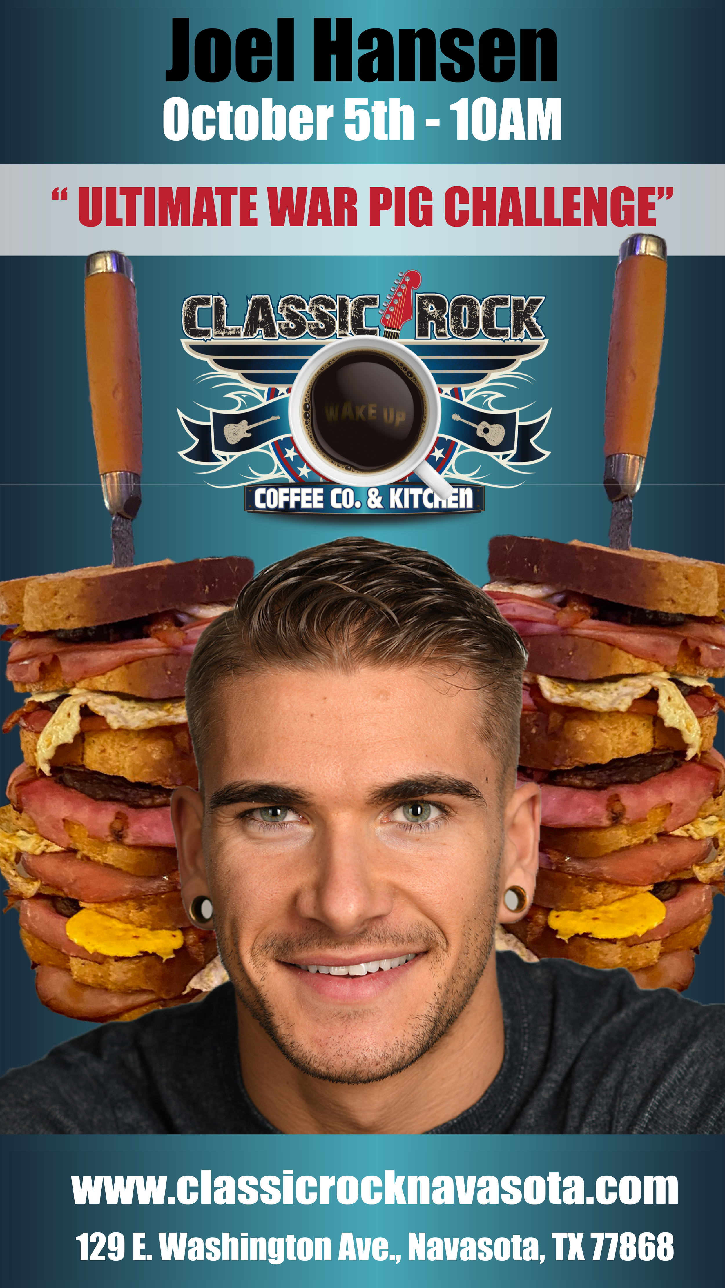 Joel Hansen Event Flyer