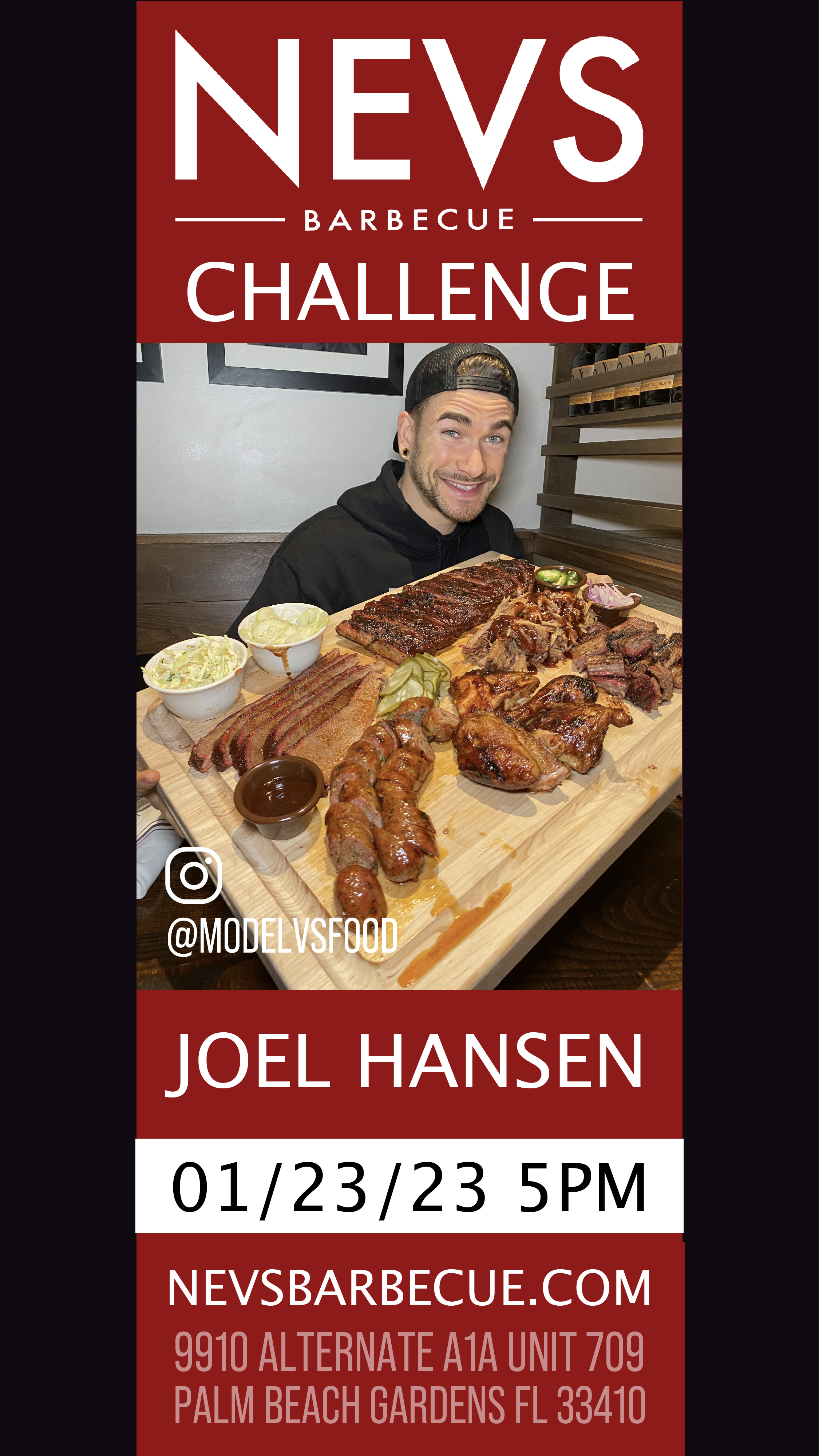 Joel Hansen Event Flyer