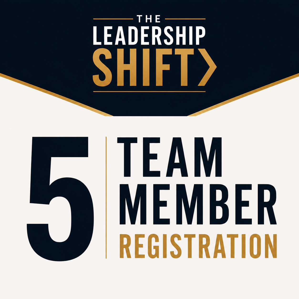 Team Registration (5 Team Members)