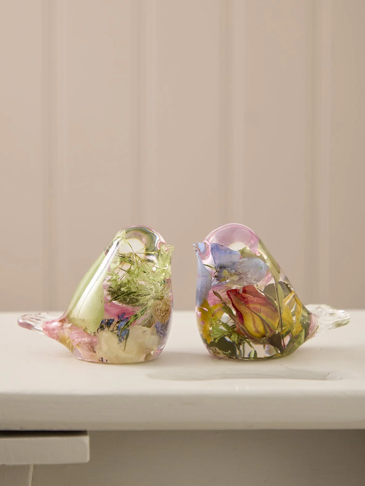 Flower Resin Bird