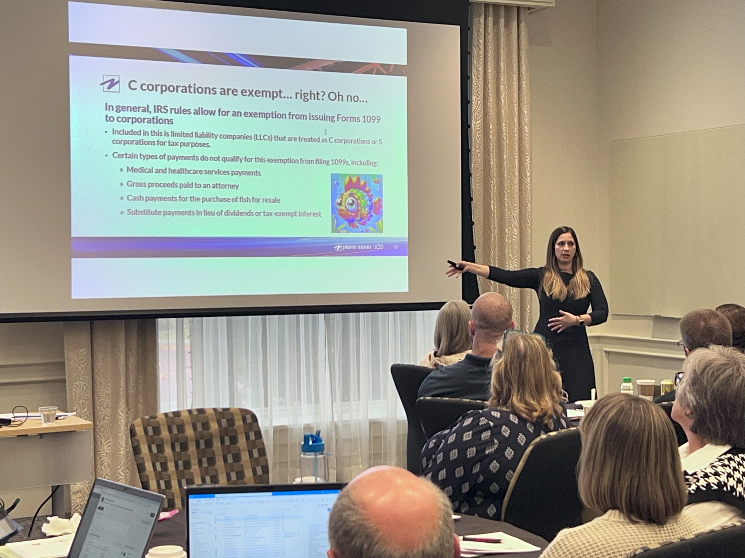 Guest speaker, Amy Ciminello