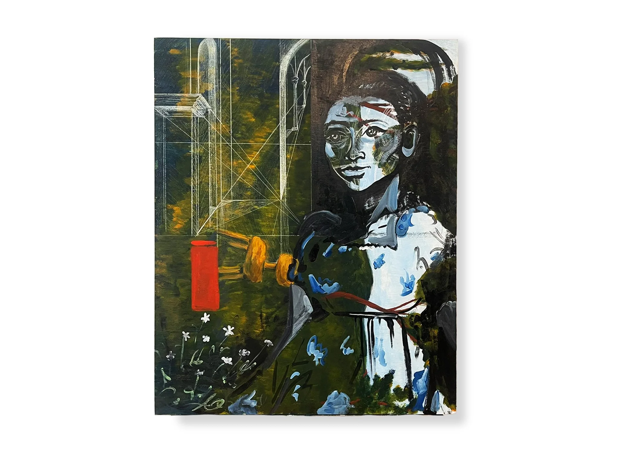 field and figure | 2025 | 20 x 30 in | oil on board