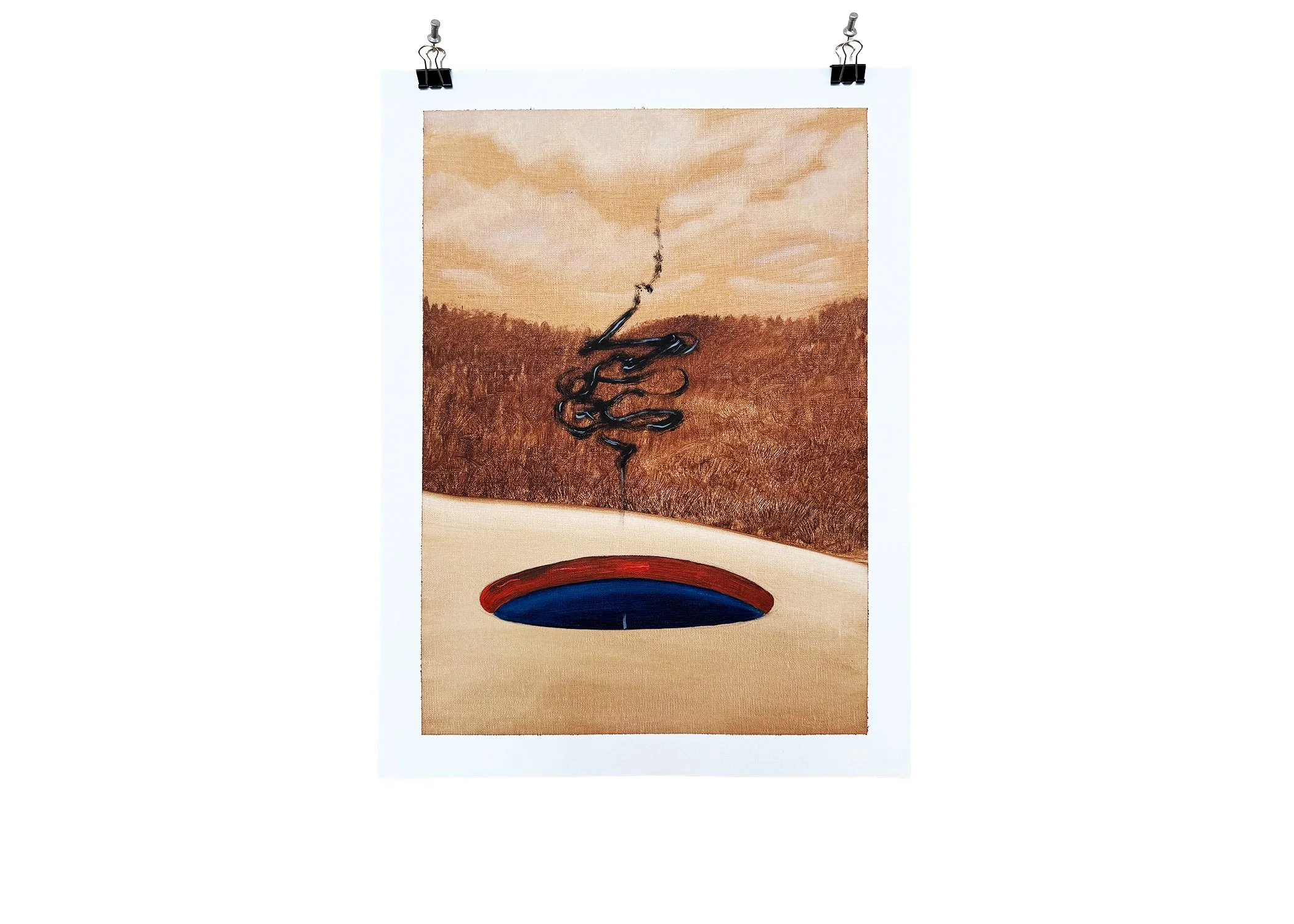 Anatomy of the Republic, American Interior | 2026 | 12 x 16 in | oil on linen