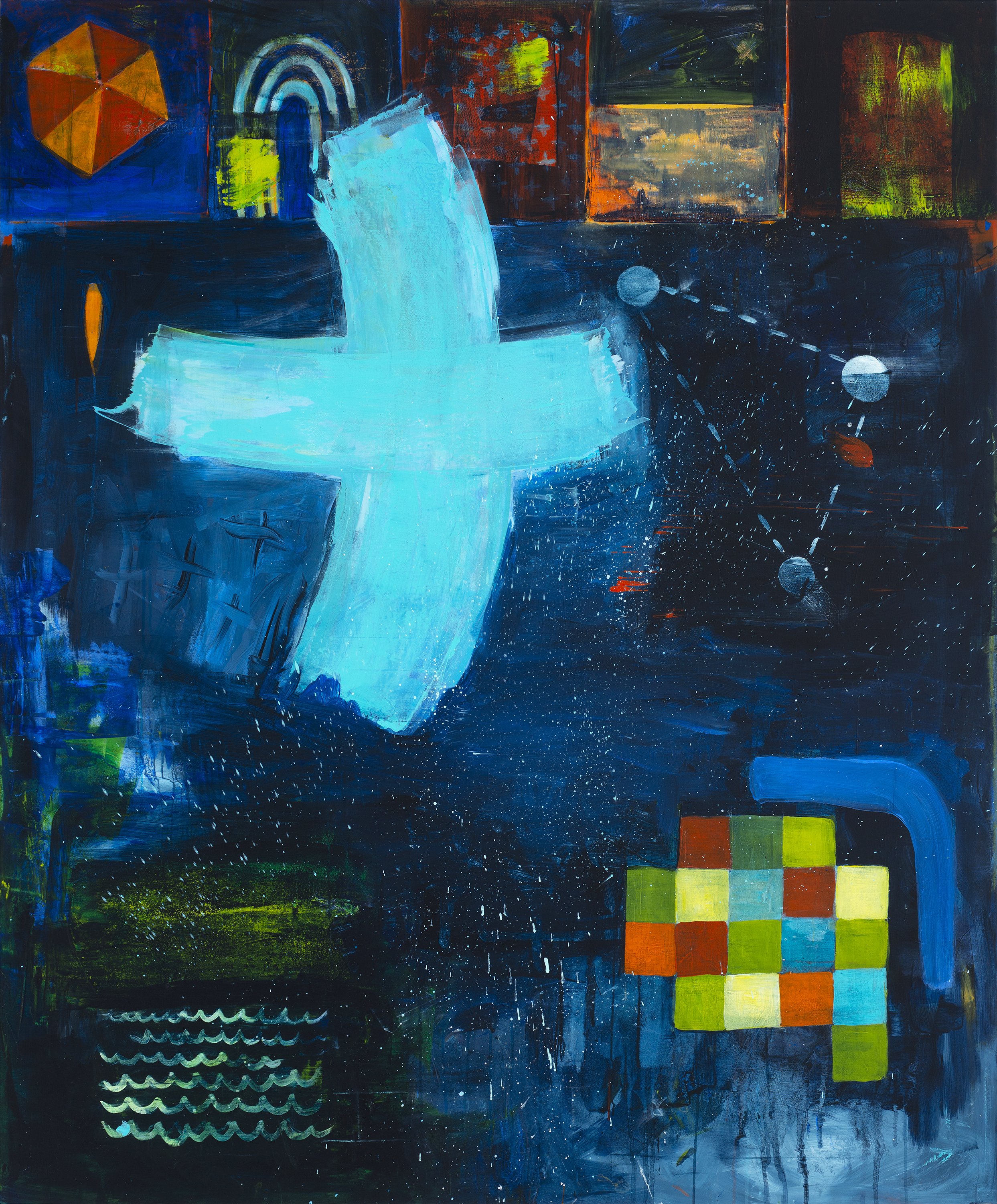 "Dancing in the Dark" 70" x 58"