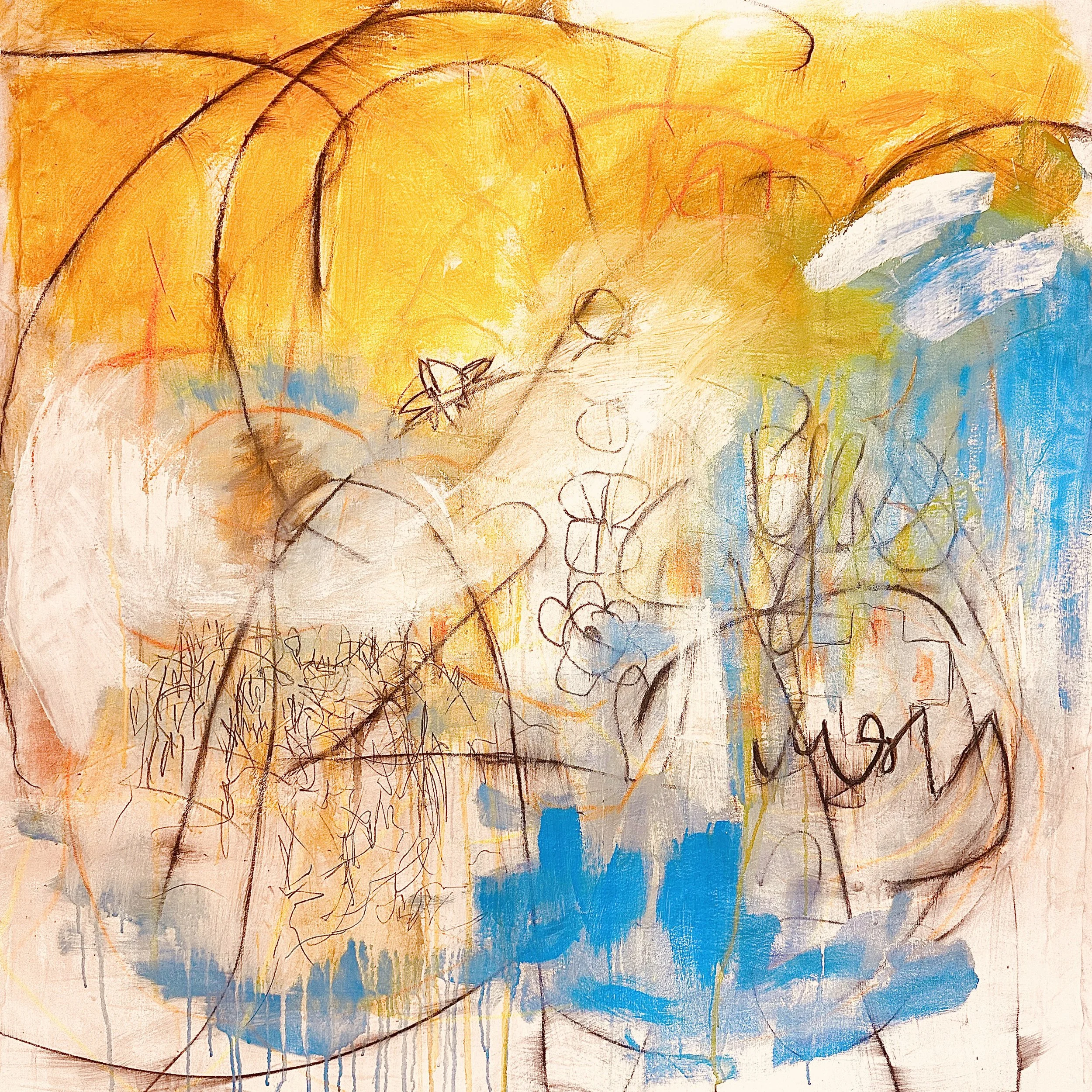 Bloom 40" x 40"