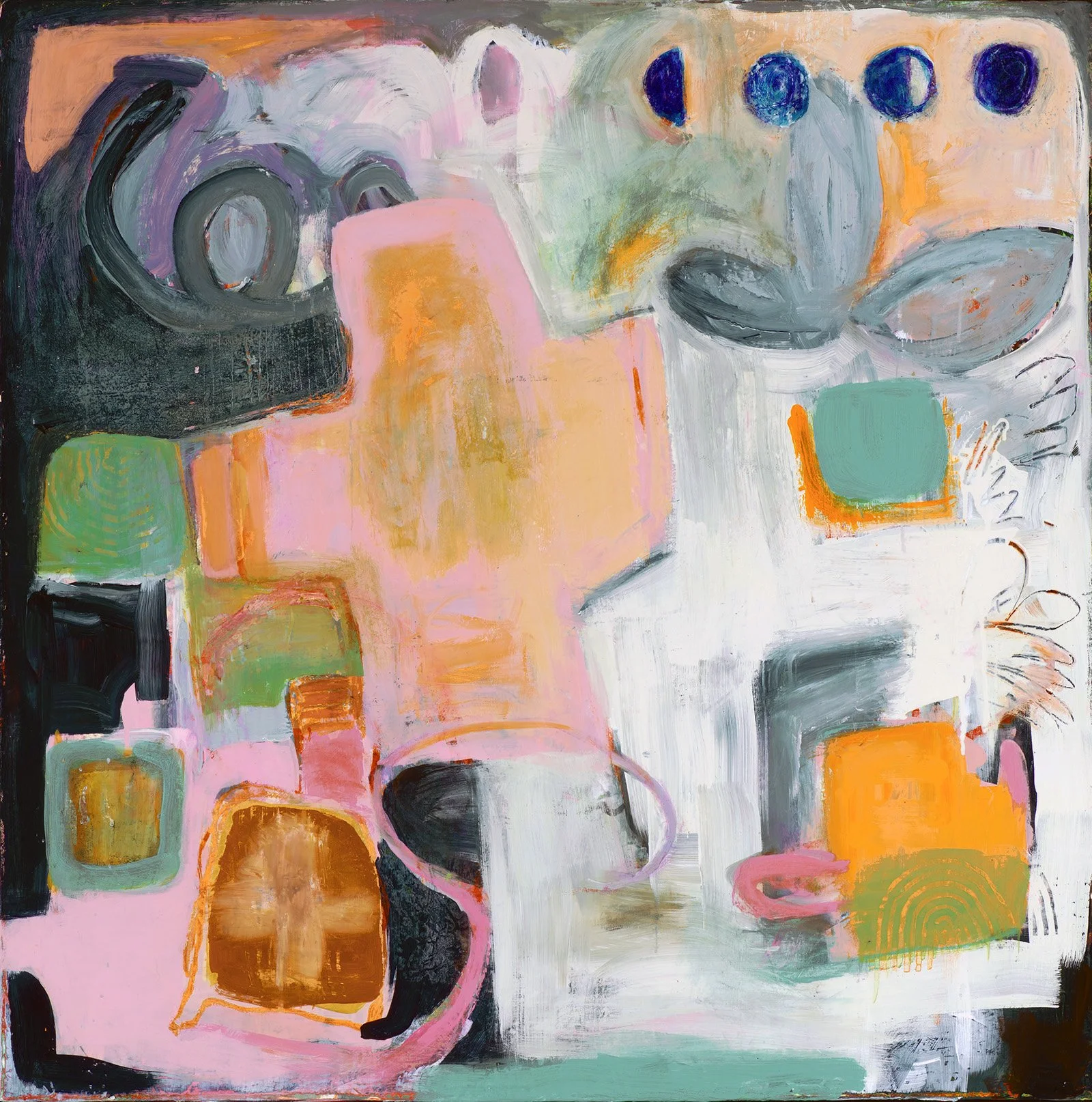 Emerge, Acrylic on Canvas 40 x 40 
