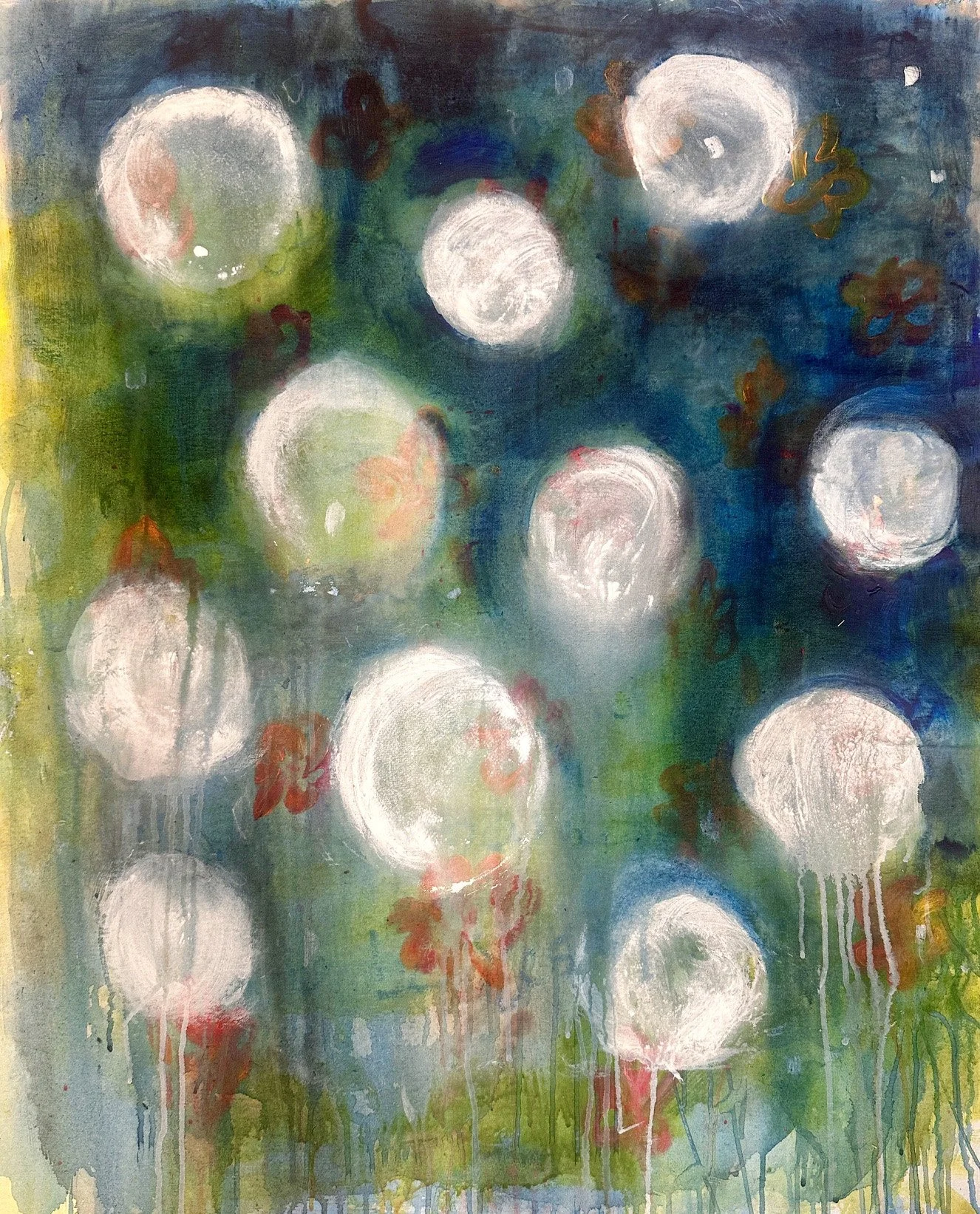 "Hush" 40" x 34 "acrylic on canvas