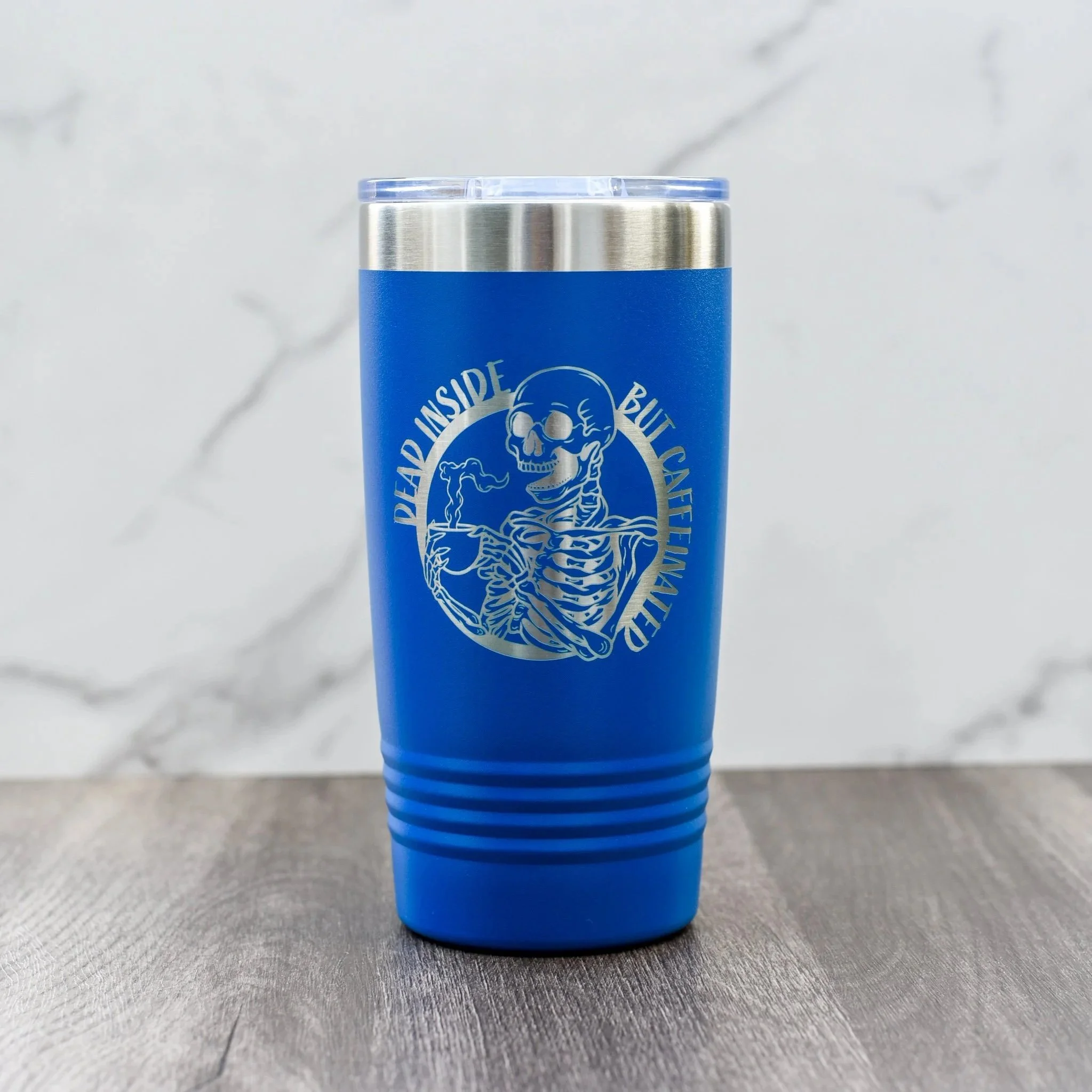 Dead Inside But Caffeinated 20oz Tumbler