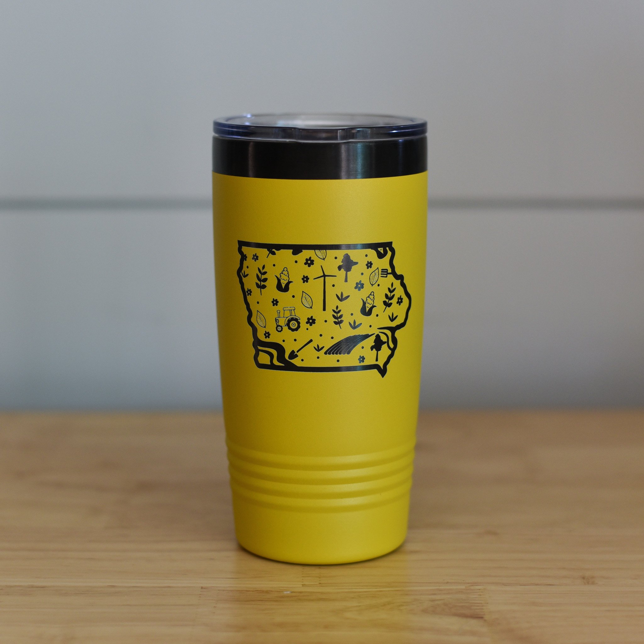 Cartoon Iowa 20oz Tumbler