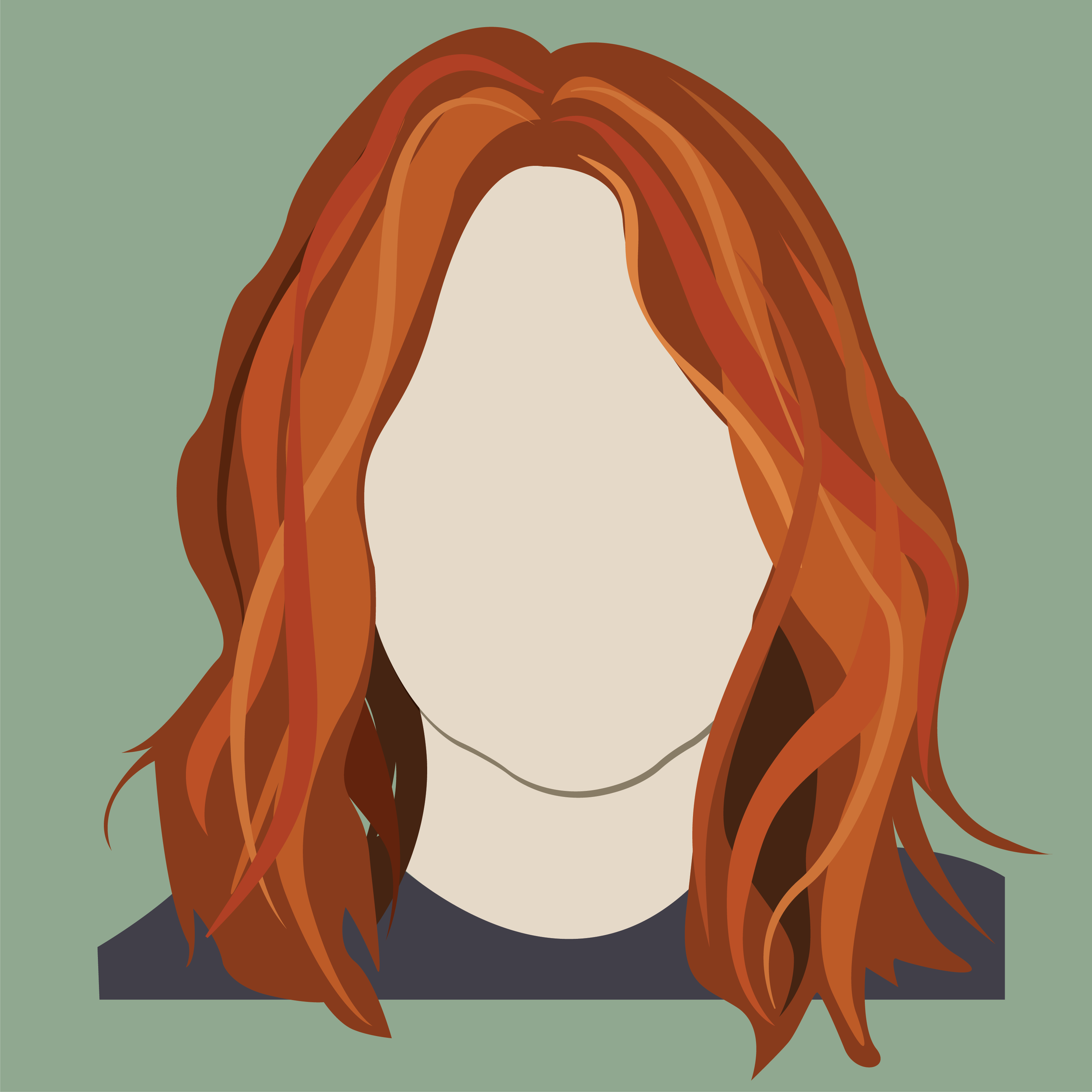 Minimalist Self Portrait | Adobe Illustrator