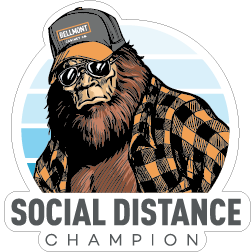 Social Distance Sticker | Adobe Illustrator