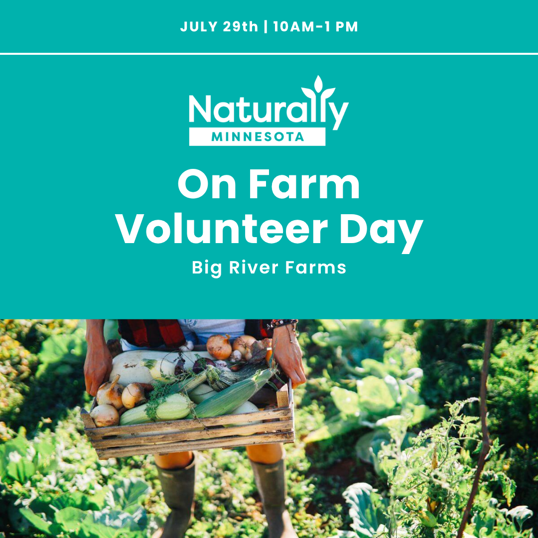Volunteering with Naturally MN at Big River Farms