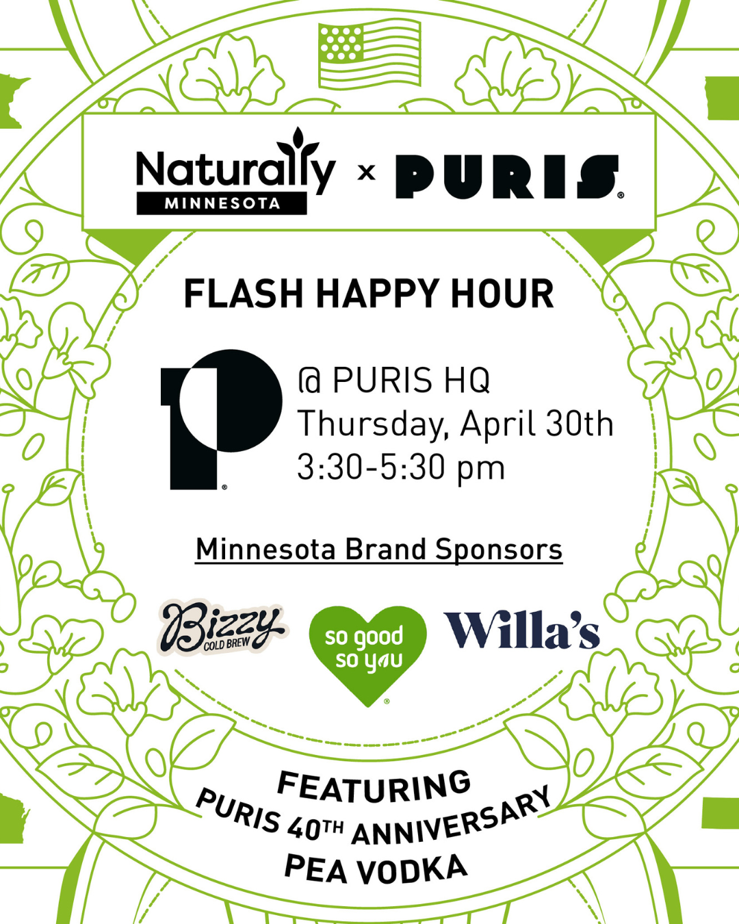 Puris x Naturally MN Flash Happy Hour