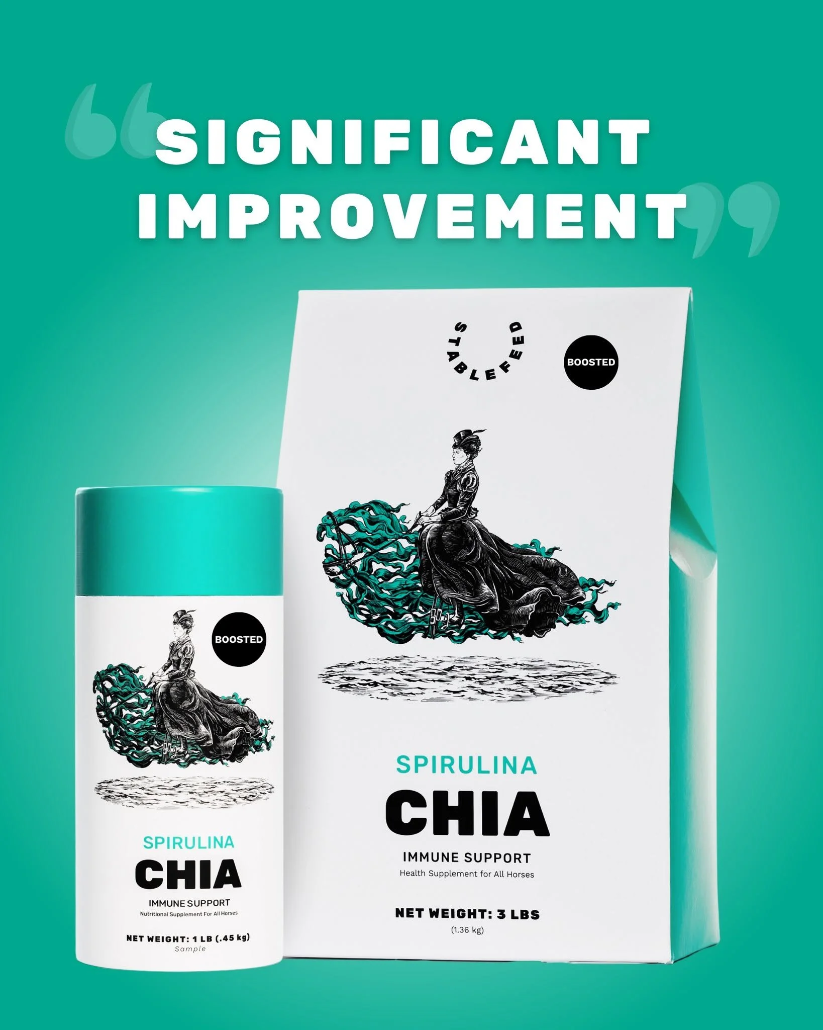 Chia immune support for horses