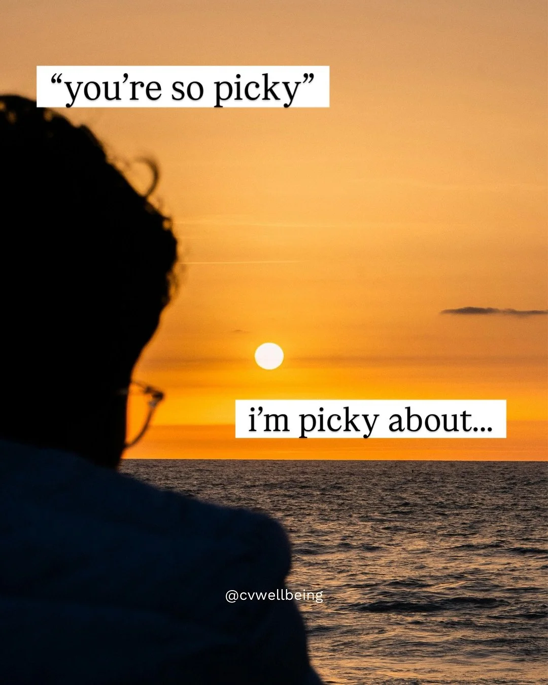 Maybe you&rsquo;re not picky enough.

#recovery #antidiet #foodfreedom #haes